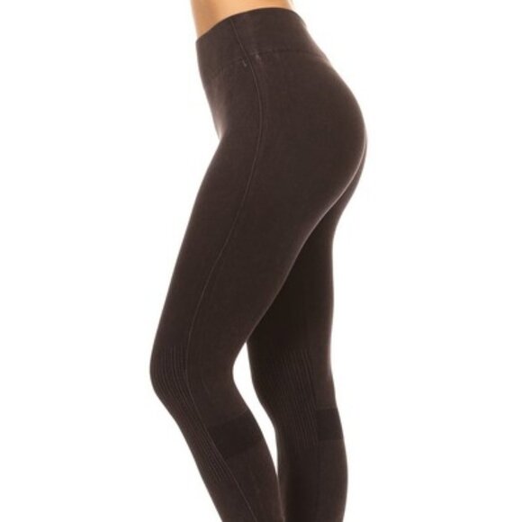 Moto Texture Detailed Seamless Tights - Picture 4 of 5